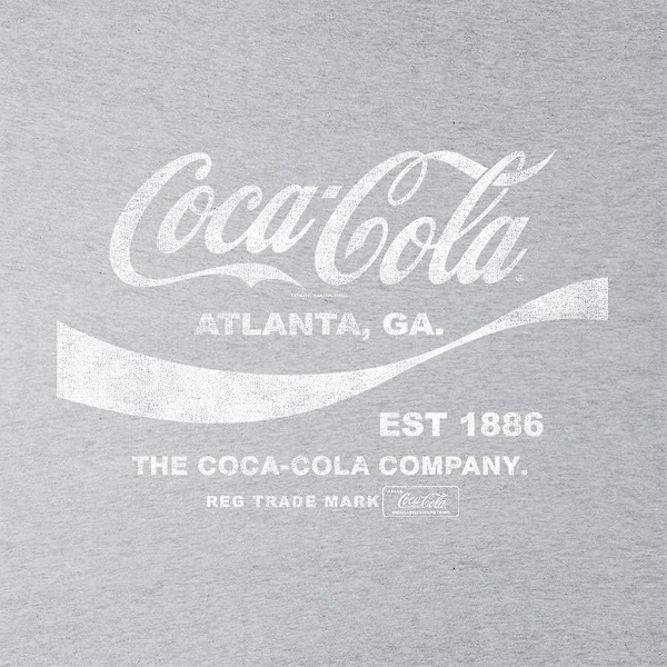 Coca Cola Drink 1886 T-shirt för män Grey XL