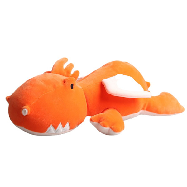 Dinosaur Viktad Triangle Drake Plysch Leksak Röd Drake Red Dragon 60cm
