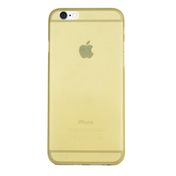 iPhone 6/6s case Ultratunnt 0,4 mm guld null none