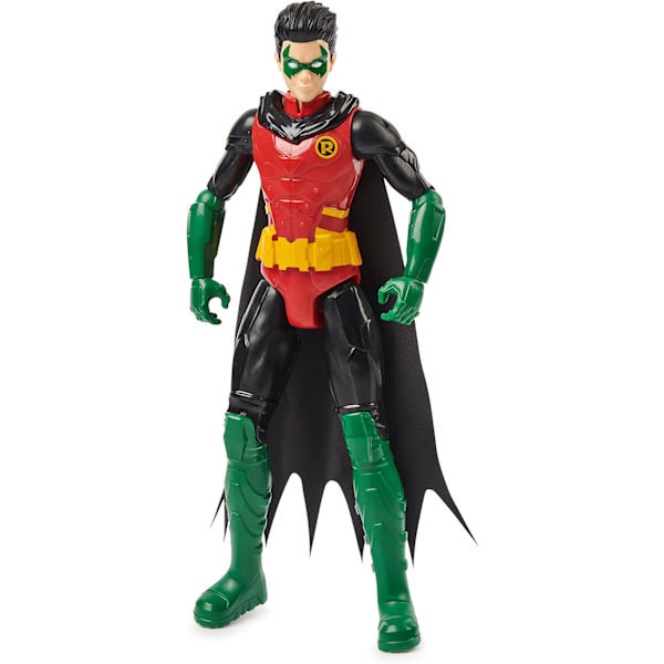 DC Comics Batman 12-tums Nightwing Actionfigur, Leksaker för pojkar från 3 år Robin