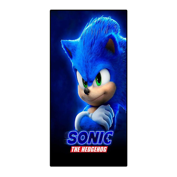 Sonic Beach Handduk Digital Print Fleece Material 160*80cm sytle-A