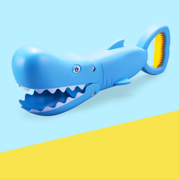 Barn strand leksak klämma stor haj klämma (ljusblå)