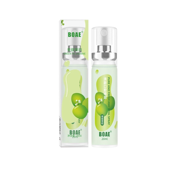 Frukt Munspray Bad Spray Andedräkt Fräscha Munspray Oral Care For Breath Freshening Citron 20ml Green