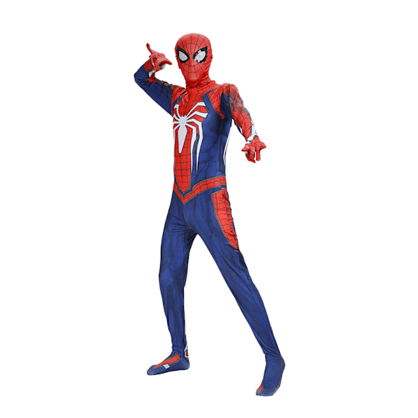 Halloween cos kostym barn jumpsuit huvudbonad kläder miles vuxen man gwine Spider tight man kläder PS4 mesh 130