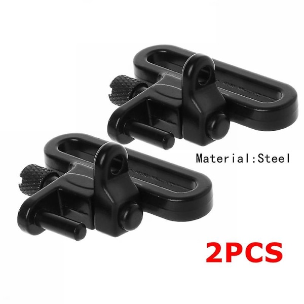 2st 27 mm stål taktisk gevärslinga svängbara monteringsadapter fästklämmor Heavy Duty 300lb Qd utomhusjaktvapentillbehör 2pcs set none