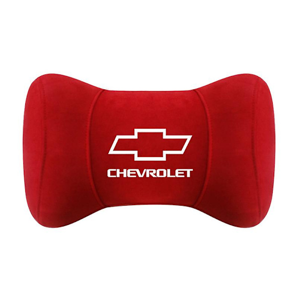 Lämplig för Chevrolet memory foam nackstödskudde nackstöd Red