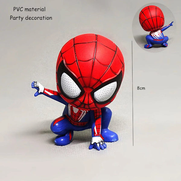 Barnens röda Spiderman Cosplay-cape Mask Kid Super Hero Mask/Handskar 3-12 år gammal pojke födelsedagspresent Doll