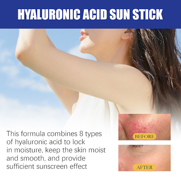 Isntree Hyaluronic Acid Andningsbar Sun Stick Spf50+ Pa++++, 22g 3pcs