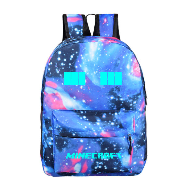 Minecraft ryggsäck studentryggsäck Starry Blue ~ 4 Nightlight