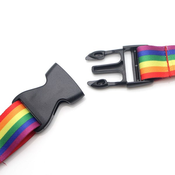 [2-PACK] Praktisk Nyckelband med Pride Mönster multifärg