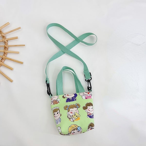 Barn crossbody väska Bujiya canvas axelväska baggreen