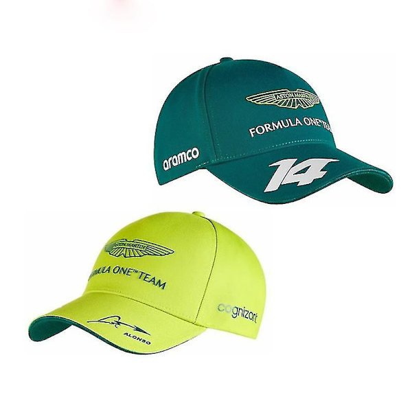 Cap Aston Martin F1 Race Team Alonso Cap för kvinnor Herr Cap för Aston Martin F1 Race Team Alonso Flerfärgsalternativ Green