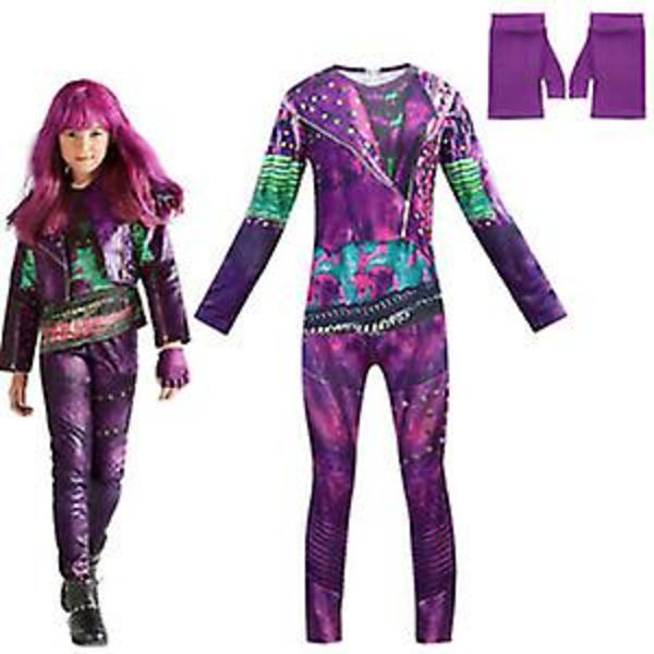 Descendants 3 Mal Costume Girls Pattern 1 130cm