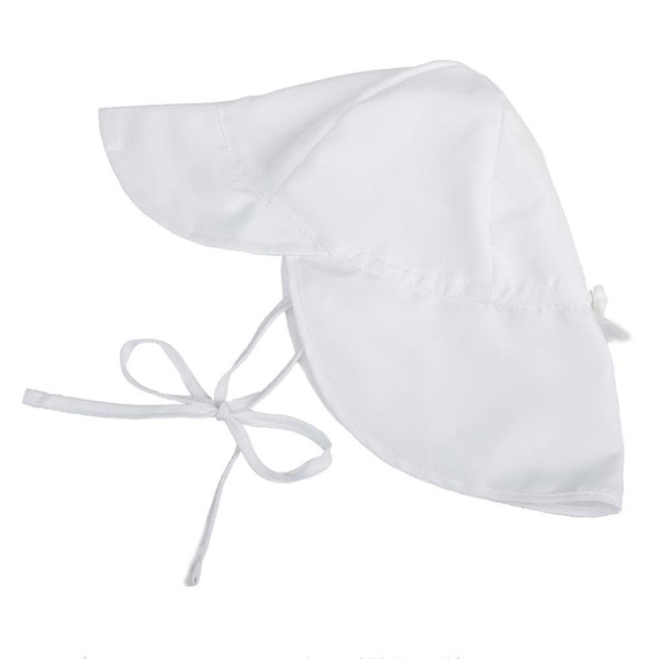 Sommar Solhatt Hals Cover Beach Flap Cap Andas För Barn Pojke Flicka White L