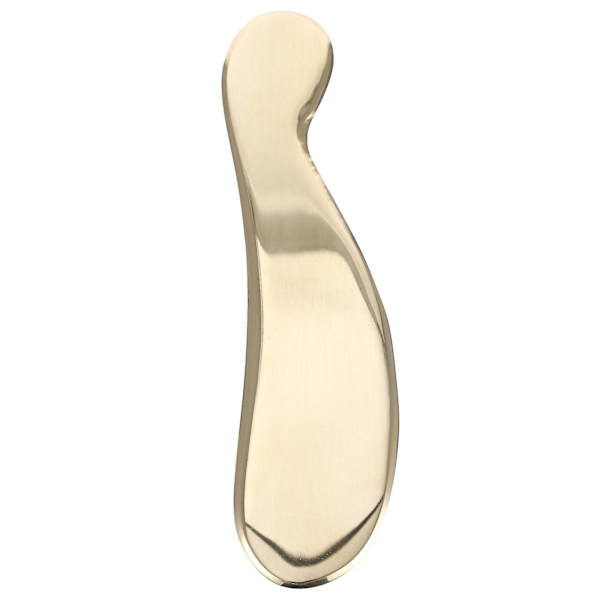 1 st massageverktyg Gua Sha Board Rostfritt stål Kroppsvård Praktisk Kroppsmassager Skrapbräda Golden 12.3X3.1cm