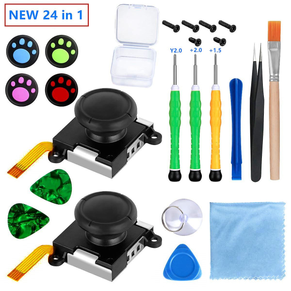Switch3d Joystick Joy-con Handtag Reparationsverktyg Switch Demontering Skruvmejsel Lås Spänne Cat Claw Cap style 3