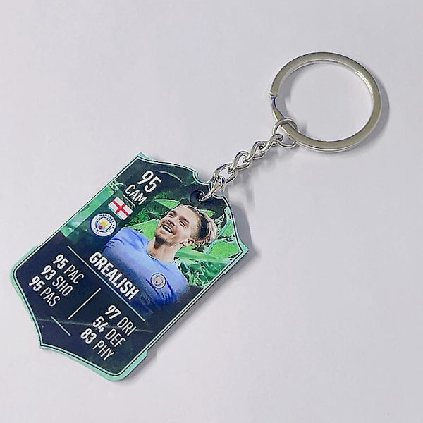 Football Club Keychain World Cup Akrylhänge Nyckelring Glarish 95