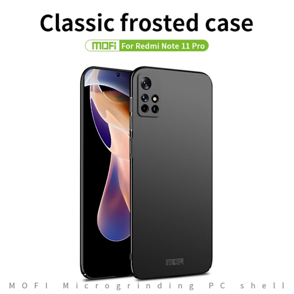 Pc- case för Xiaomi Redmi Note 11 Pro 5g / Note 11 Pro+ 5g Red