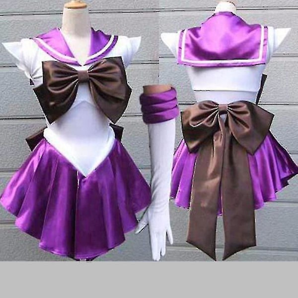 Toppkvalitet Japan Sailor Moon Cosplay Kostym Månklänning för vuxna Fancy Halloween Fancy Sexig Carnival Costume Klänning purple XXL-Women Costume