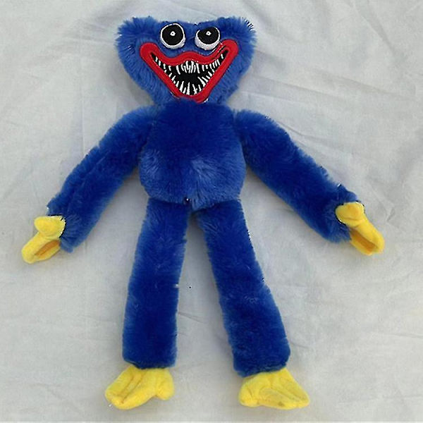 20cm/40cm/80cm/100cm Playtime Plyschleksaksfigur Huggy Wuggy Doll blue 40cm