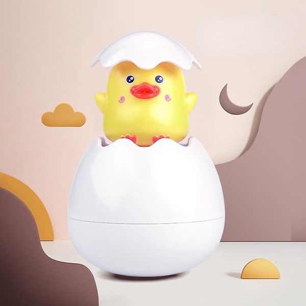 1 st Söt tecknad djur Dinosaurie Anka Badleksaker Klassisk Baby Vattenleksak Baby Simning Barn Strandbad Clockwork Toys C Little yellow duck