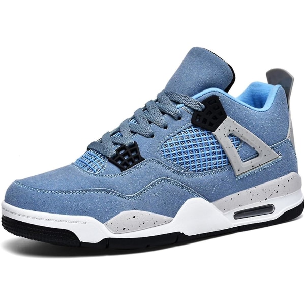 Men's Air 4 Retro Klassiska skateskor Fitness Basket Casual Arbete Löpning Promenad Zapatos A4blue_SSDLV 1 A4blue 12 UK