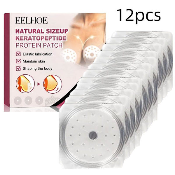 4/8/12 st Natural Sizeup Keratopeptide Protein Patc 12pcs