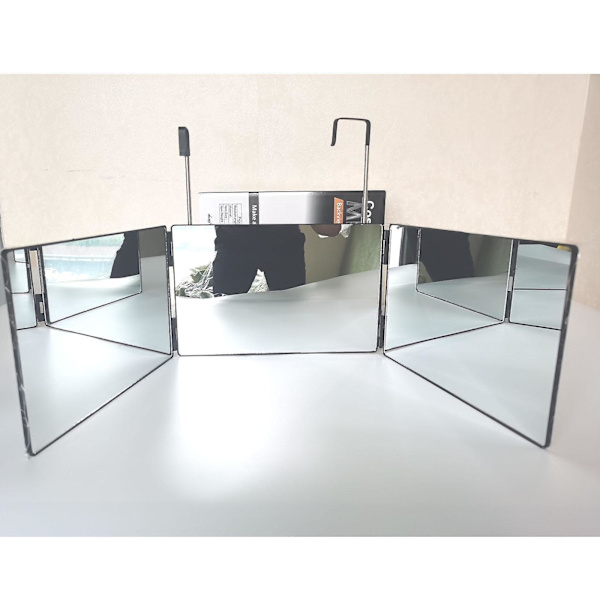 3way Mirror Self Hair Justerbar Höjd Lätt Kompakt null none