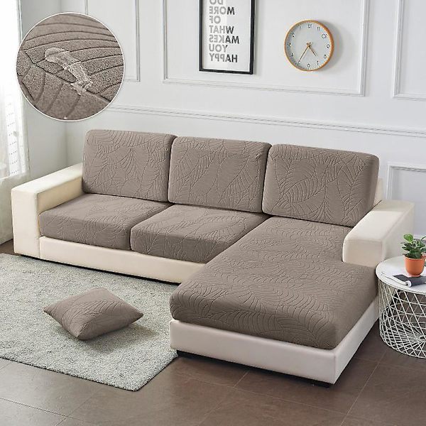 Vattentät cover för vardagsrum Stretch jacquard sofföverdrag Billig sofföverdrag Delikat sofföverdrag för hem Hotell C 4RD(165-200cm) 03