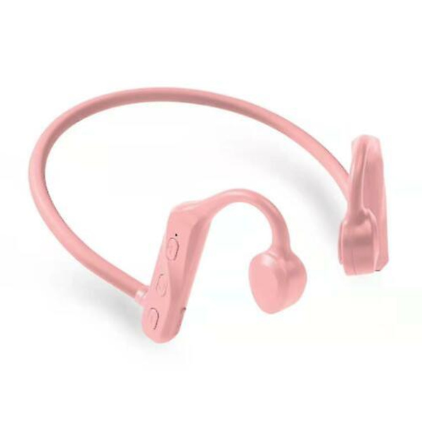 Benledningshörlurar Simning Bluetooth Open Ear Trådlöst sportheadset Ipx5 Vattentät Mp3-spelare Pink