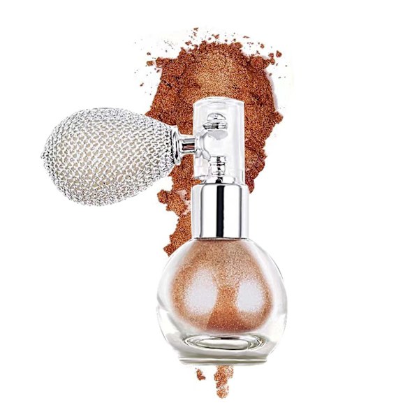 Högglans Brightening Powder Spray Body Powder Spray Glitter Powder Bronze