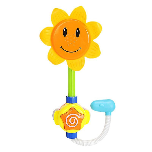 Barndusch Badleksaker Söt Gul Anka WaterwheelToys Baby Badvattenleksak |Badleksak null none