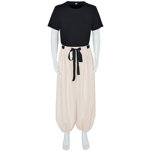 Anime Jujutsu Kaisen Fushiguro Toji Cosplay kostym Vuxen unisex kortärmade toppbyxor kostym Halloween Uniform Party C1 XL