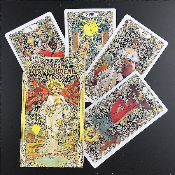 Nya gyllene jugend tarotkort och guidebok däck Party Spela spel Fate Divination Cards44st Ts75 null none