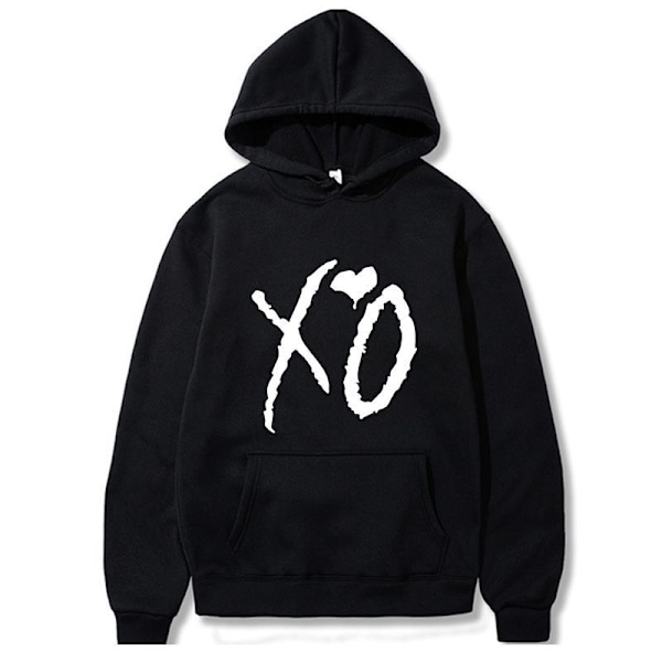 Hip Hop höst / vinter Hooded tröja XO kärlek mönster stil 1 3XL