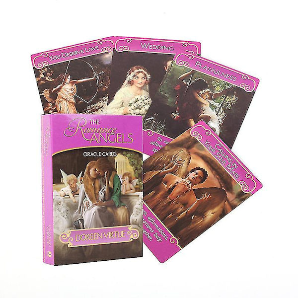 The Angels Oracle Cards Engelska Läs Fate Brädspel Tarot Spelkortlek För fest Personlig underhållning44st Ts23 null none