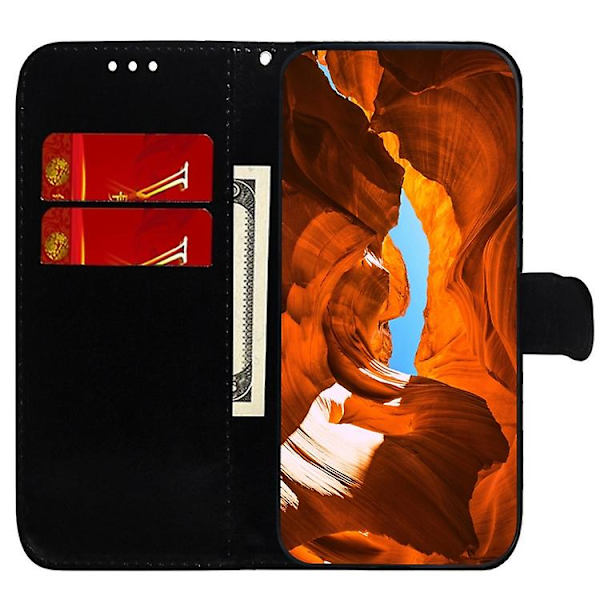 För Samsung Galaxy A53 5g färgglada magnetiska phone case Black