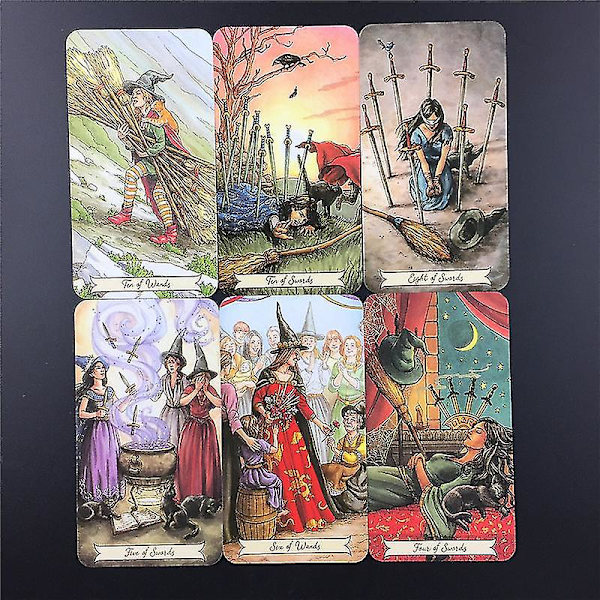 Nya Everyday Witch Tarot Cards ask And Know The Mythic Fate Divination For Fortune Games Taort Deck Brädspel40st Ts36 null none