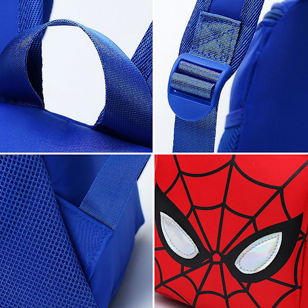 Toddler Pojkar Flickor Barn Förskola Reseryggsäck Cool söt tecknad dagis skolväskor Spider-Man Royal Blue
