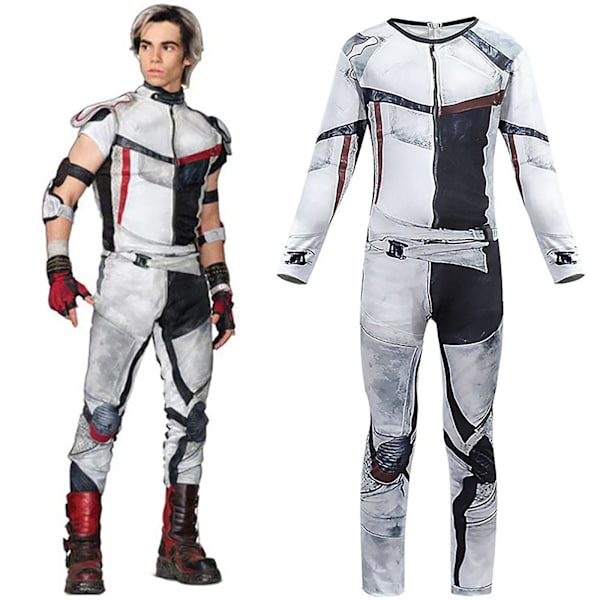 Boys Descendants 3 Carlos Cosplay Kostymer Jumpsuits 12-13 Years