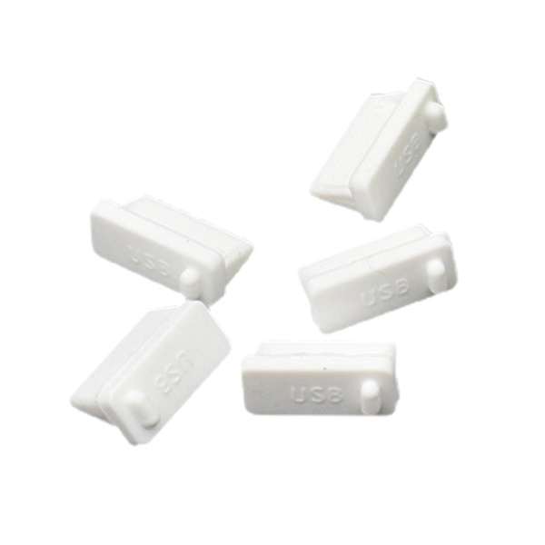 5st Dammtät Standard USB 2.0/3.0 Dust Plug Port Cover för PC Notebook White none