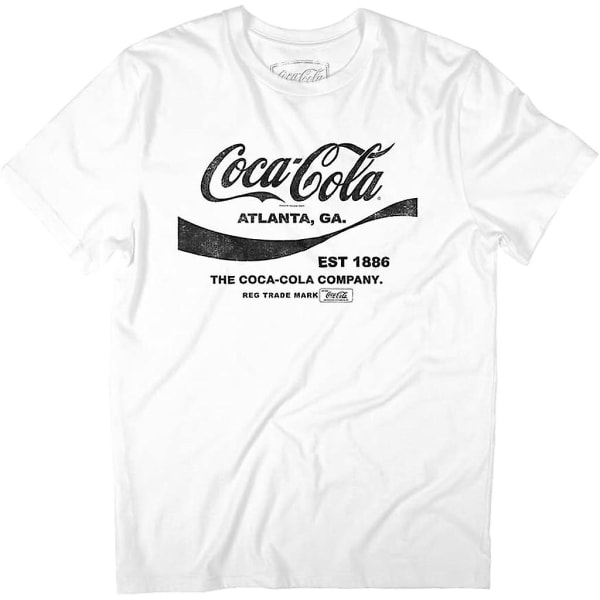 Coca Cola Drink 1886 T-shirt för män White L