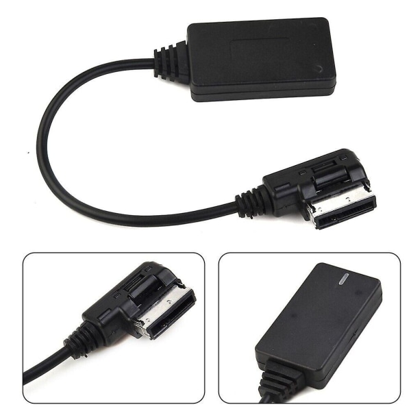 För A5 A6 A8 Q7 Ami Mmi Bluetooth Music Interface Aux-ljudkabeladapter Ny(svart)(1st) null none