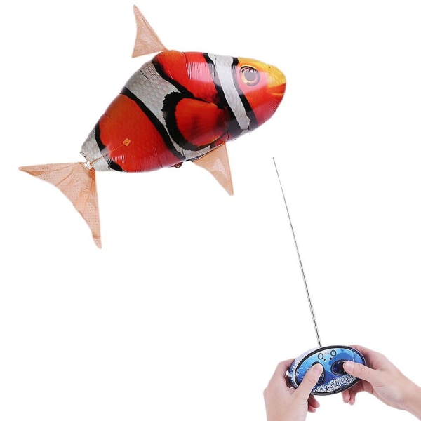 Fjärrkontroll Rc Uppblåsbar Ballong Luftsimmare Flygande Nemo Clown Fisk Blimp null none