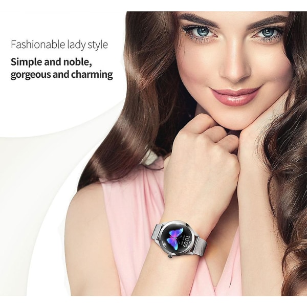 Kw10 Dam Smart Armband Sport Stegräknare, Kaloriförbrukningsberäkning, Smart Watch