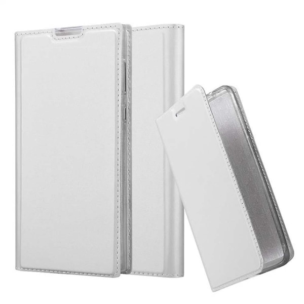 Sony Xperia L1 Cover Case Case - Matt finish med kortplats CLASSY SILVER Xperia L1