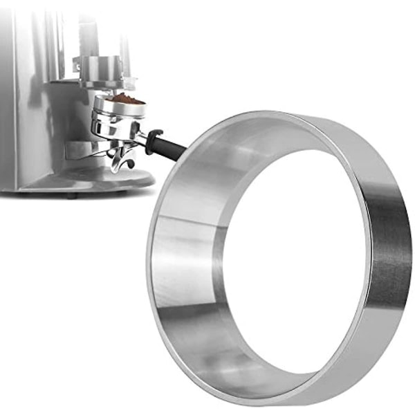 Espresso doseringstratt 51/53/58 mm doseringstratt Aluminium kaffedoseringsring med magnetisk ersättning för kaffemaskin 53MM