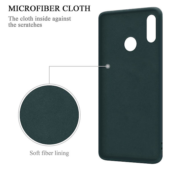Huawei P20 LITE 2018 / NOVA 3E Hülle Handy Cover TPU- case - flytande design med ring LIQUID GREEN P20 LITE 2018 / NOVA 3E