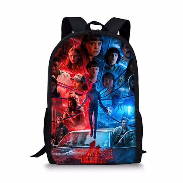 Strange och Strange Language Student Dubbel Ryggsäck stil 9 style 9 17 inch backpack