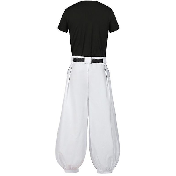 Anime Jujutsu Kaisen Fushiguro Toji Cosplay kostym Vuxen unisex kortärmade toppbyxor kostym Halloween Uniform Party C1 XS
